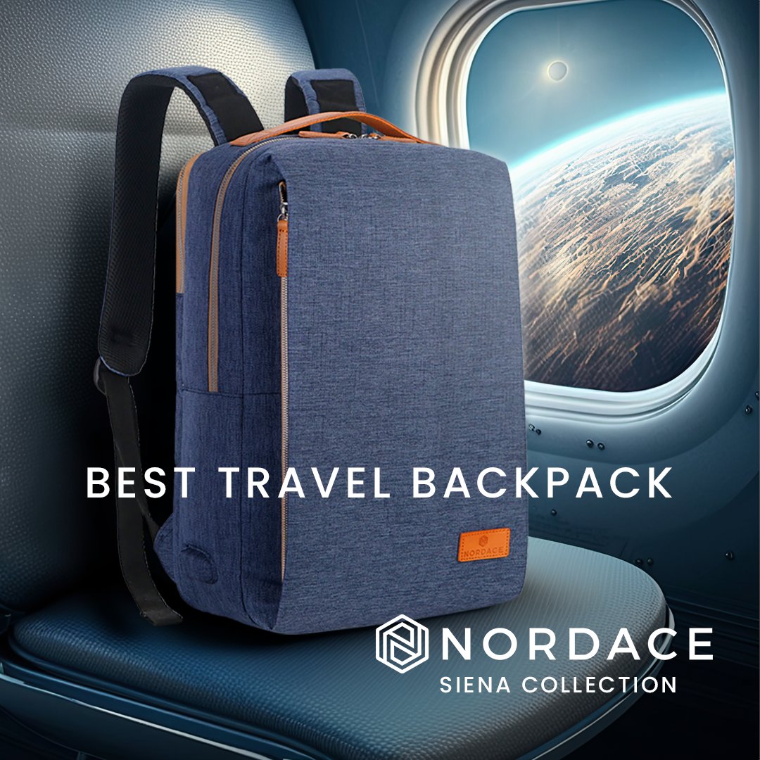 NordaceOfficial's tweet photo. The only backpack needed. Designed for work 💻 travel ✈️ and all aspects of life.