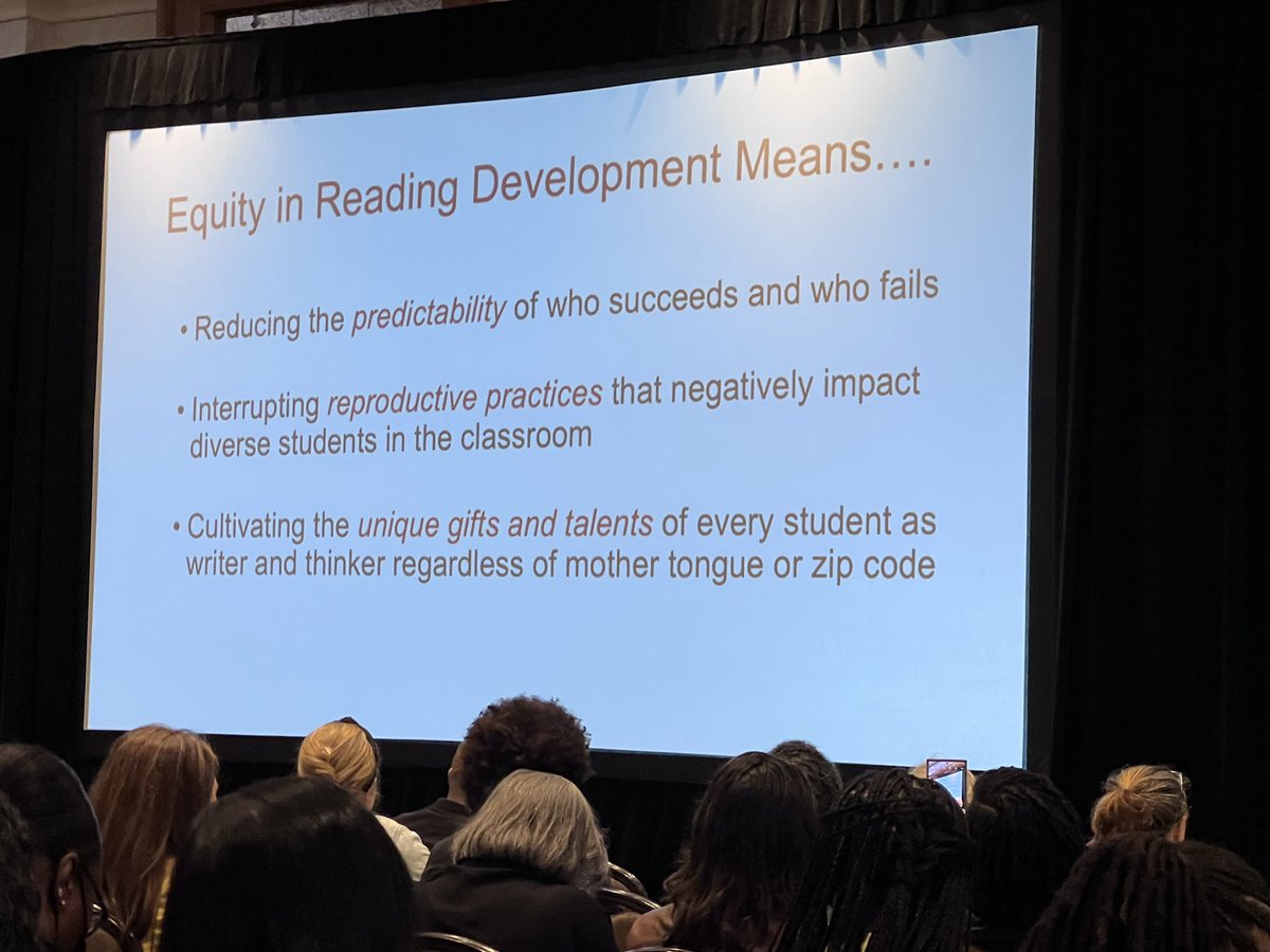 heather_keal's tweet image. Keynote this morning at #PlainTalkNOLA- @Ready4rigor! “We must look at book joy AND justice.” We need to “un-design the redline” and offer true equity in Reading, offering success to ALL learners, &amp;amp; positively represent diversity in classrooms. #MiddieRising #ChasingGreatness