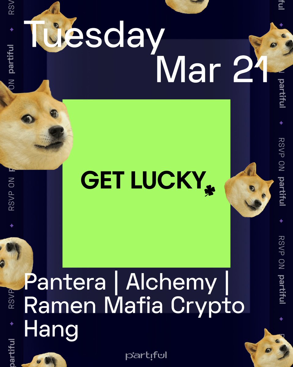 <a href="/PanteraCapital/">Pantera Capital</a>, @alchemyPlatform and <a href="/joinRamenMafia/">Ramen Mafia</a> are excited to host an event for crypto co-explorers (looking for other co-founders), in SF on March 21

To sign up, check it out here: partiful.com/e/gAmiBTXEr9I5…