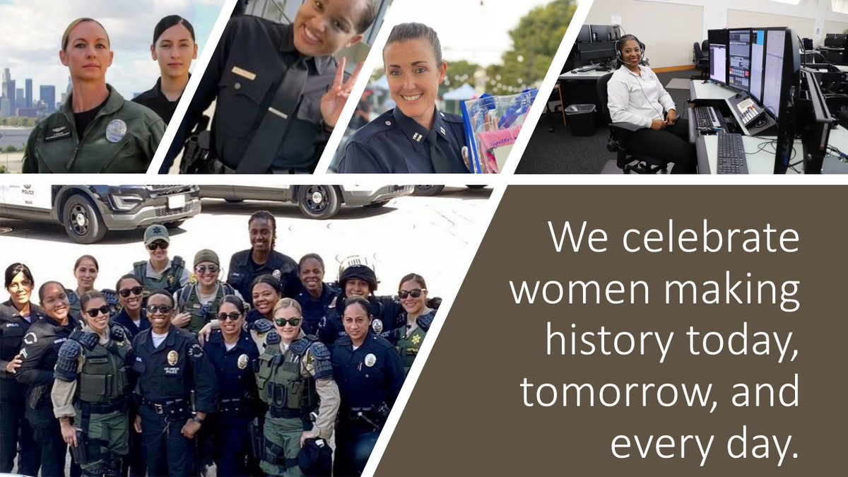 Be bold, think big, and make a difference! Face change and adversity! Be YOU, be confident, and stand for what's right! #WomensHistoryMonth #LAPD #WhenWomenLead