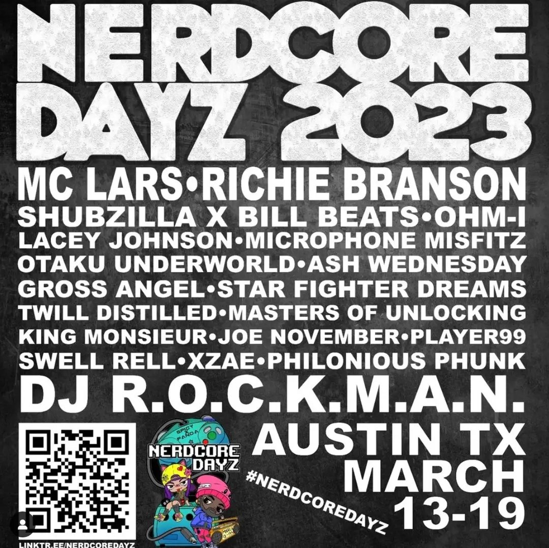 BigSto's tweet photo. not the Label being at #nerdcoredayz for @sxsw this week! 

we keep taking steps in the right direction!

go see @Joseflin99 aka Joe November if you're at SXSW, March 14th &amp; 16th! https://t.co/G6f9Fli6zO