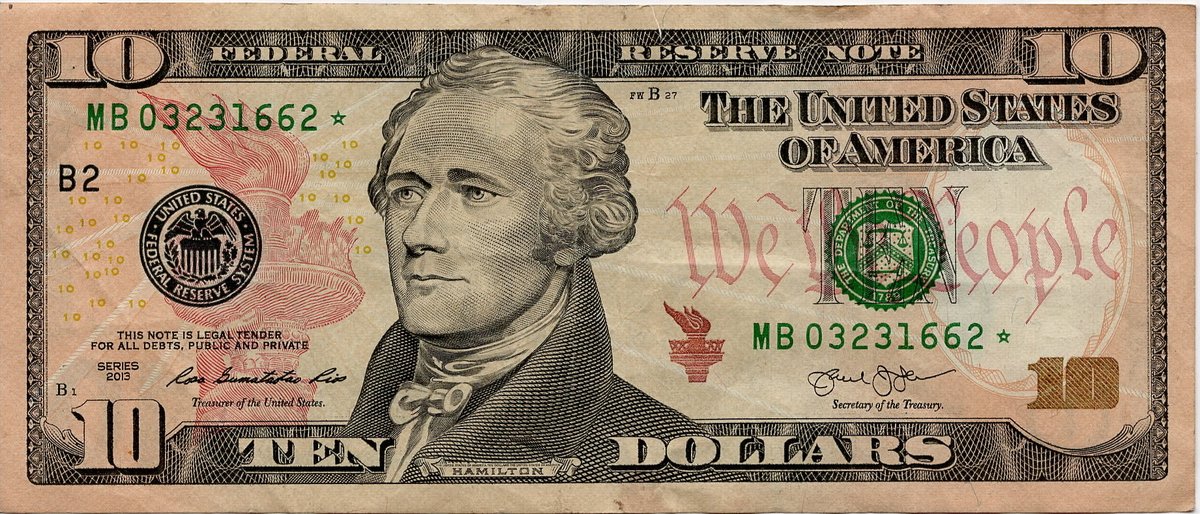 The new one Dollar bill is sick: