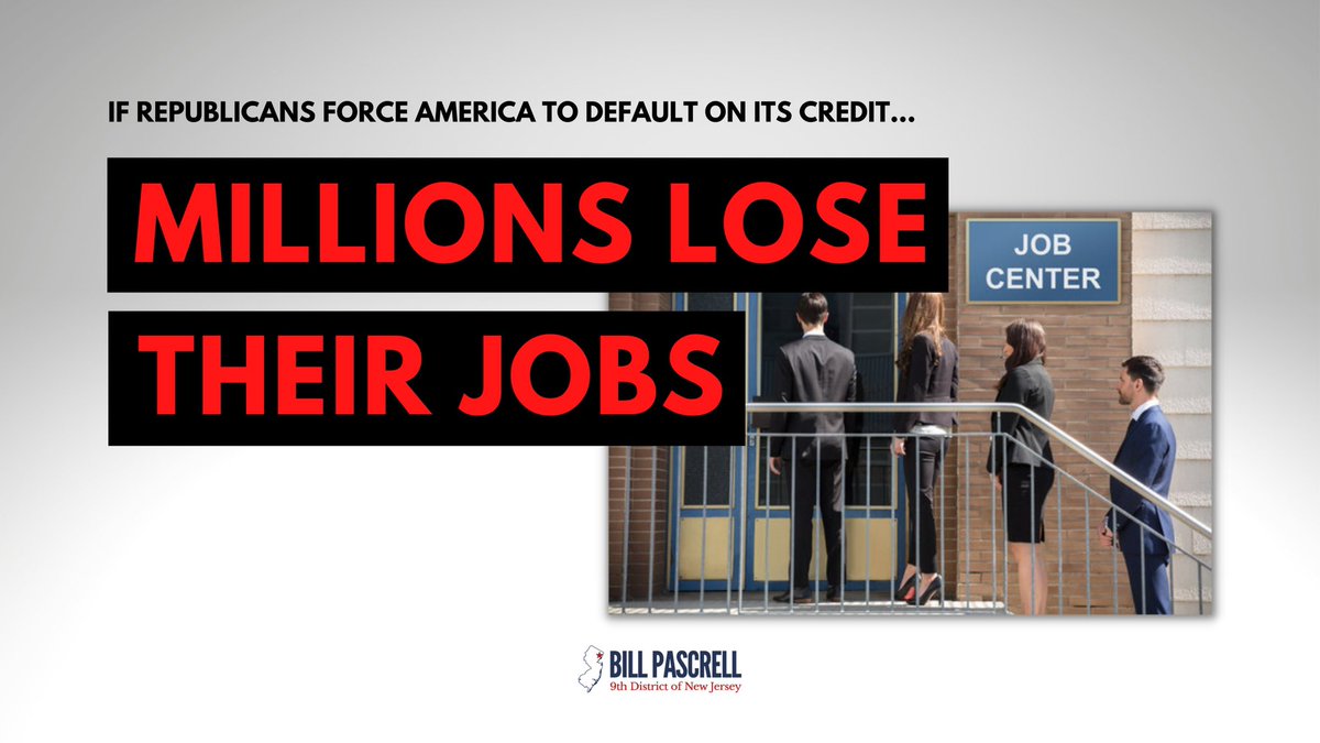 If republicans collapse the entire economy millions will lose their jobs and the jobless rate could hit 20% or higher.