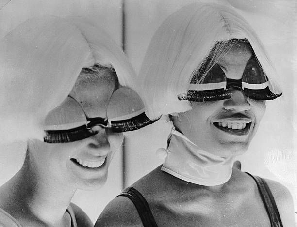 “In ten years bras will be as forgotten as whalebone corsets are today.”

-André Courrèges #BOTD 

Fashion glasses with eyelash trimming by #AndréCourrèges, France 1970.