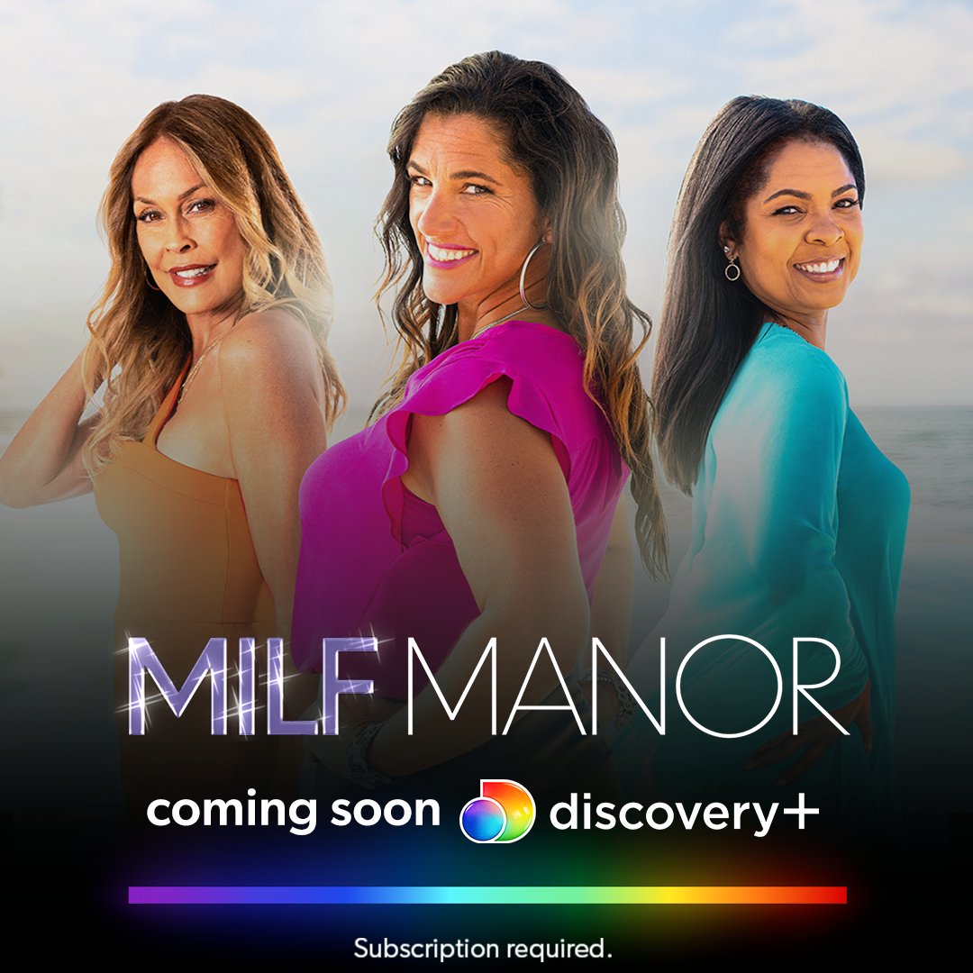 ⚡ The show everyone is talking about is coming to the UK ⚡ Stream Milf Manor on discovery+ from Monday March 13 📅