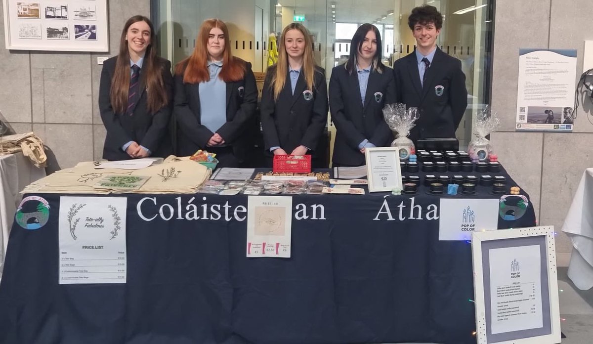 Best of luck to our Transition Year Entrepreneurs at the Student Enterpirse Awards this evening.
Pop of Color - Kristiana and Calum.      
Homemade With Love- Lillymay and 
Tote-Ally Fabulous- Leah, Chelsey and Clodagh. <a href="/WexfordSEP/">Wexford Student Enterprise Programme</a> 
#SEP #minicompany