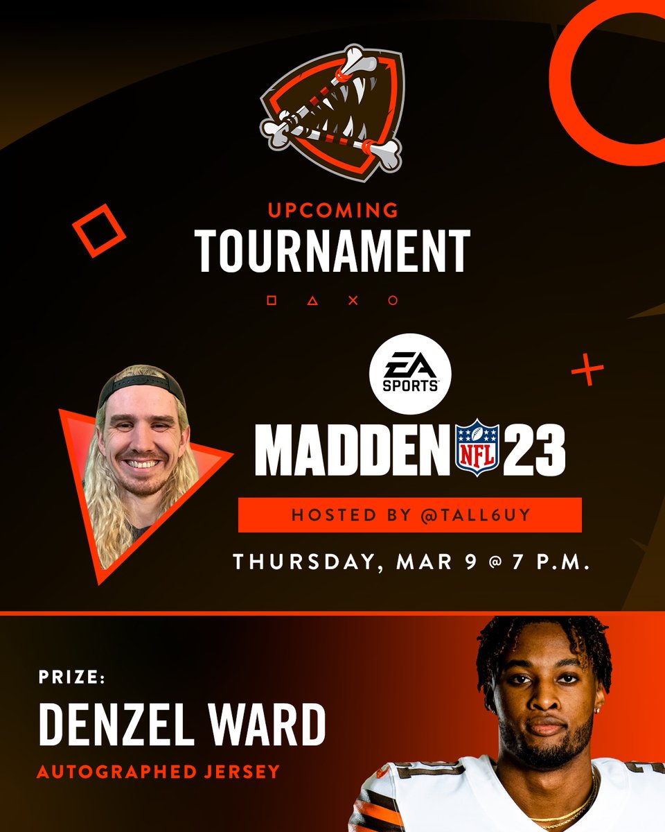 Sign up for TONIGHT'S Chompion's League Tournament, hosted by <a href="/Tall6uy/">Tall6uy</a>, and play for a chance to win a signed Denzel Ward jersey!

Register: chompionsleague.com