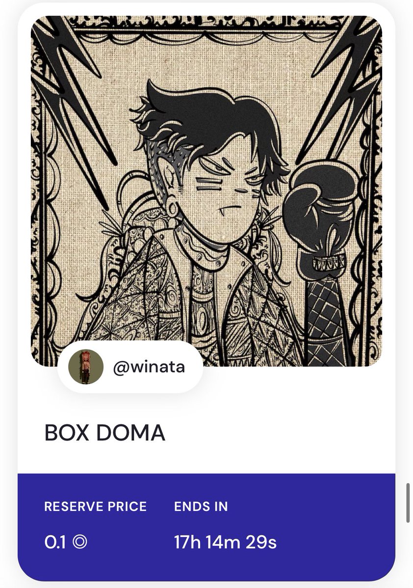 auction update 🚨🚨

live now series 'domaface'  
#day 3 and will be 30 days with domaface. 

choose one on day 3! 🕊️
see you tommorow day 4👀

link on my bio!. 

after the end of day 30 iwant to share bannerart airdrop depending on the theme of the face doma that the holder has.