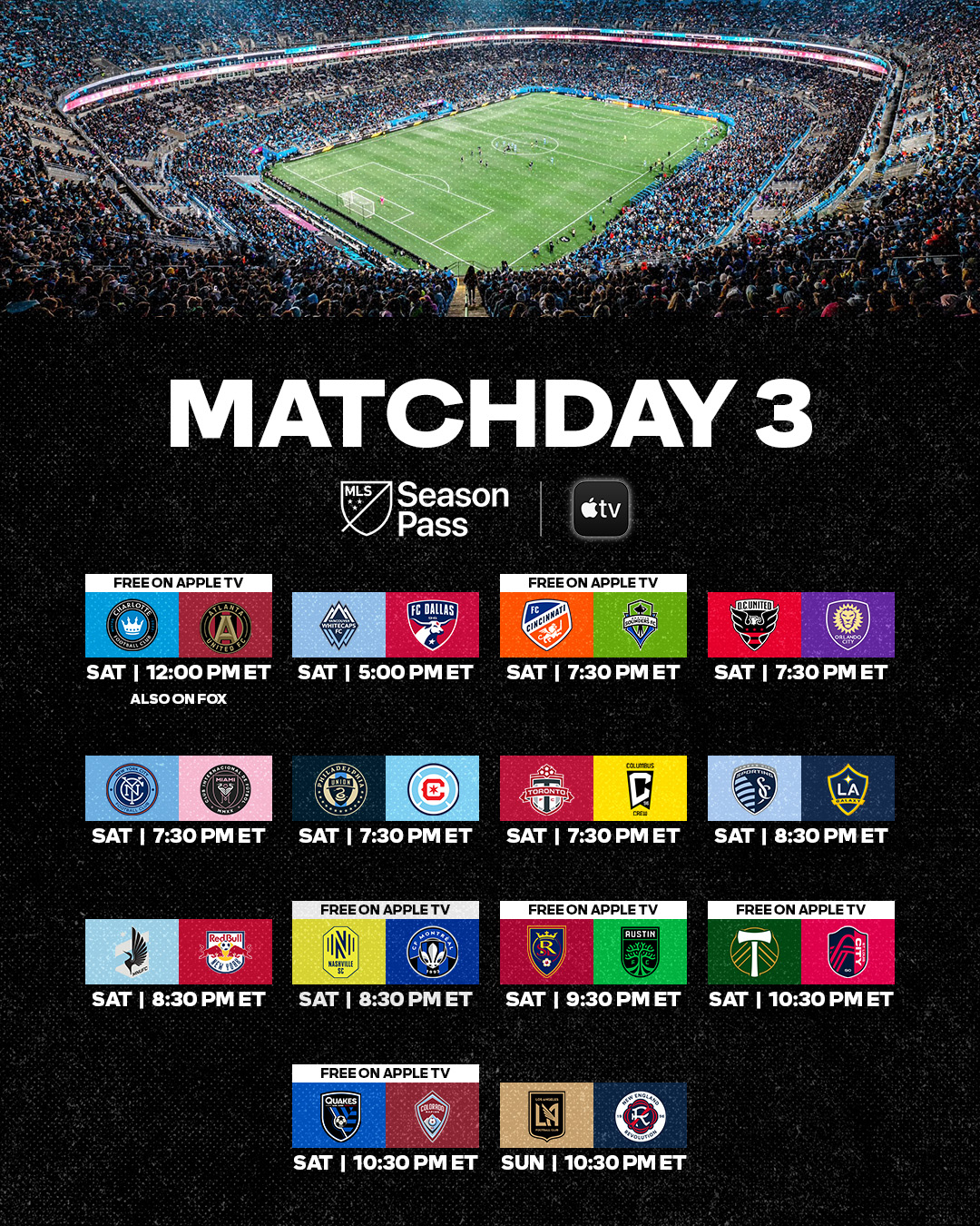 Major League Soccer on Twitter "Big weekend ahead. 👊 https//t.co