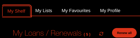 My local library has gone with a new, slightly sinister colour scheme.