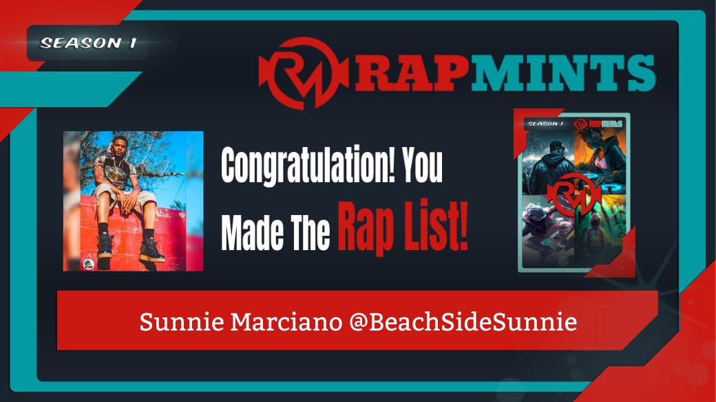 Rapmintsbot's tweet image. Salute! @beachsidesunnie Welcome to season 1 @Rapmintsnft 

#RapMints #TheFreshest