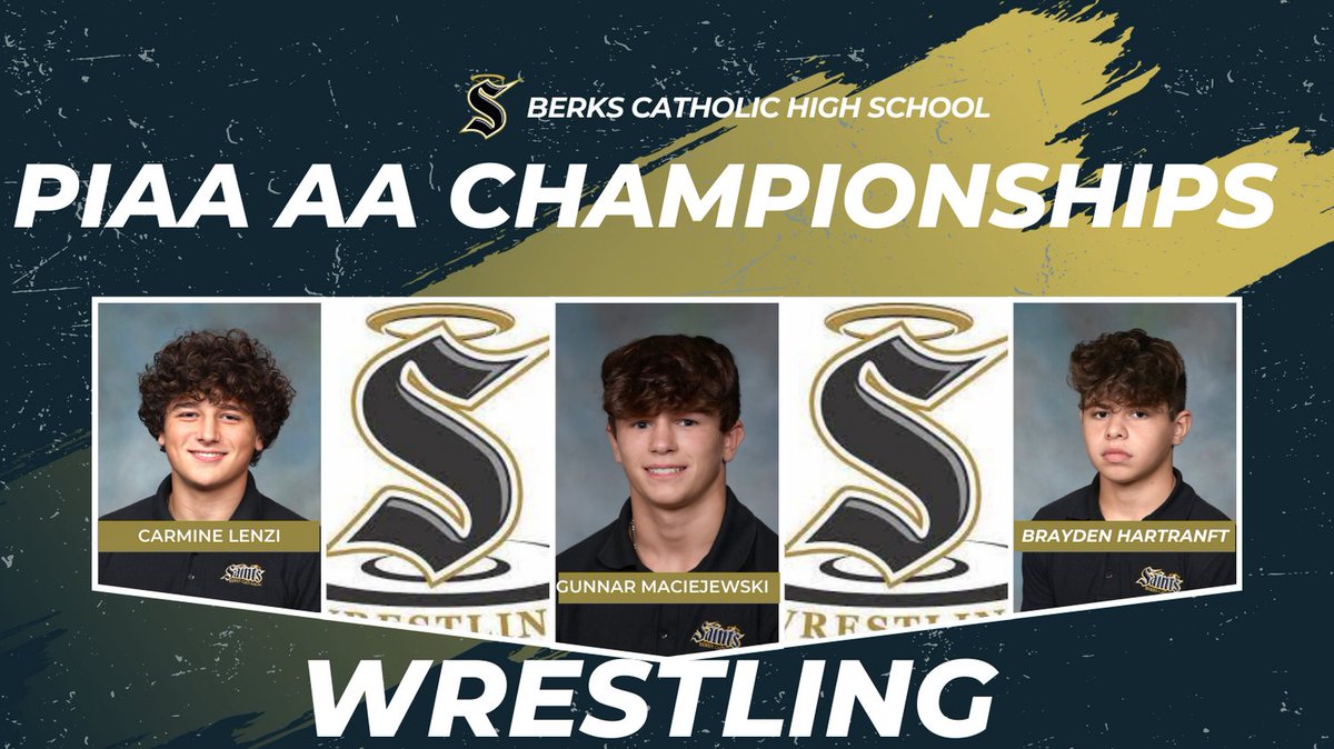 Good Luck! 7 Saints competing at States today. <a href="/WeAreBC55/">Bill Hess</a> <a href="/BerksCatholic/">Berks Catholic</a> <a href="/MrStahlerBC/">David Stahler</a>