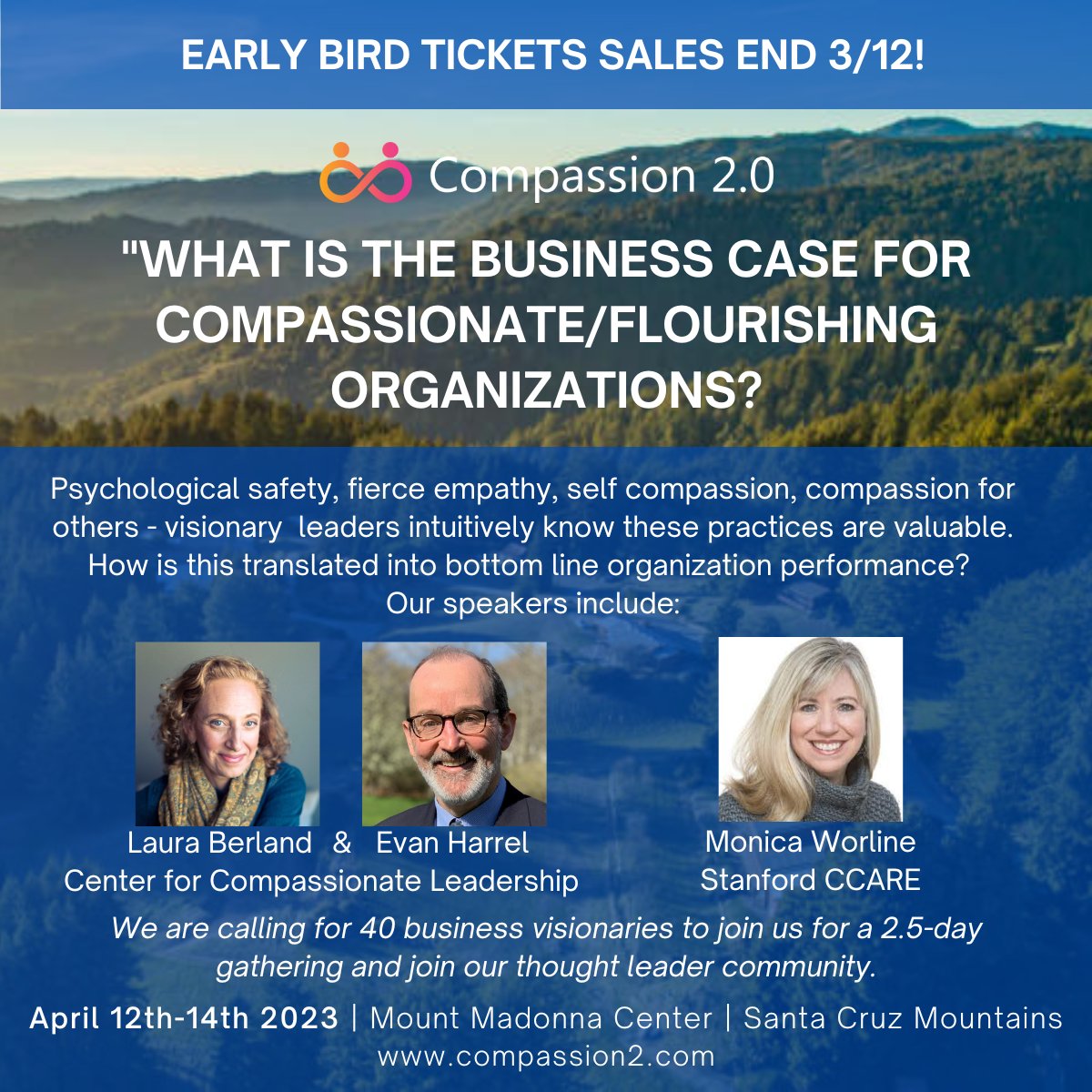 UPCOMING CONFERENCE: We are delighted to be speaking at Compassion 2.0, a unique retreat gathering that explores the core questions of building compassionate organizations. Join us, @monicaworline of @CCARE, and a slate of brilliant colleagues 4/12-14 in person at the...