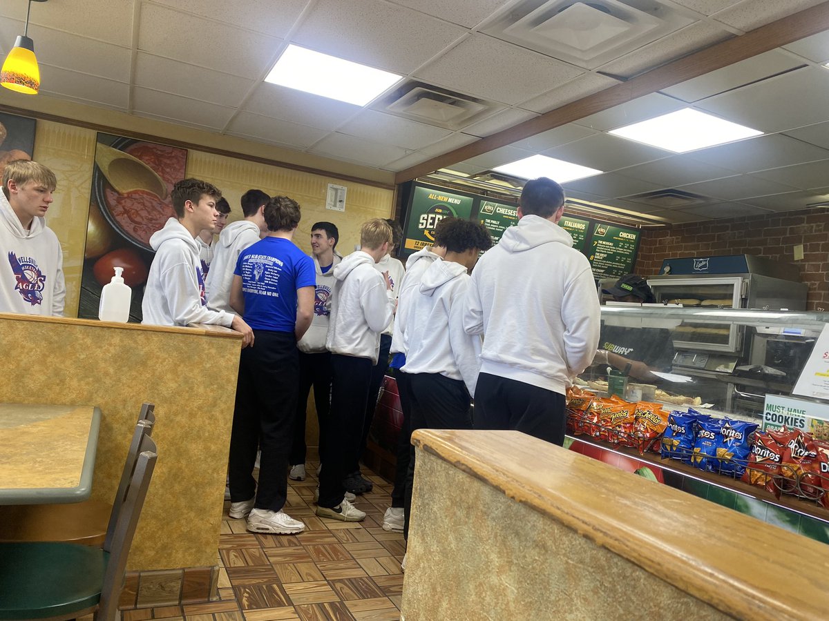 WELLSVILLEHOOPS's tweet photo. Today is the day!!!  Our Eagles take on Galena at the 3A State Tournament. We need all our Eagle fans to pack the Hutchinson Sports Arena. Game starts at 2pm. See you there!!!! 
📻 KOFO 103.7fm, 1220am
📺 NFHS stream Must have a paid subscription
Go Eagles!!! 🦅🦅🦅 https://t.co/LuPWdpvu7t