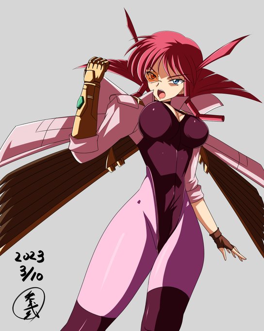 木村貴宏さんの追悼絵としてオガガイガーFINALのルネ描きました

ガオガイガーにベターマン、ゴーダンナー、コードギアスシリーズにガン×ソード……どれも素敵なキャラクターデザインでした……

辛いですが改めてご冥福をお祈りいたします……
素晴らしい作品、キャラクターをありがとうございました 