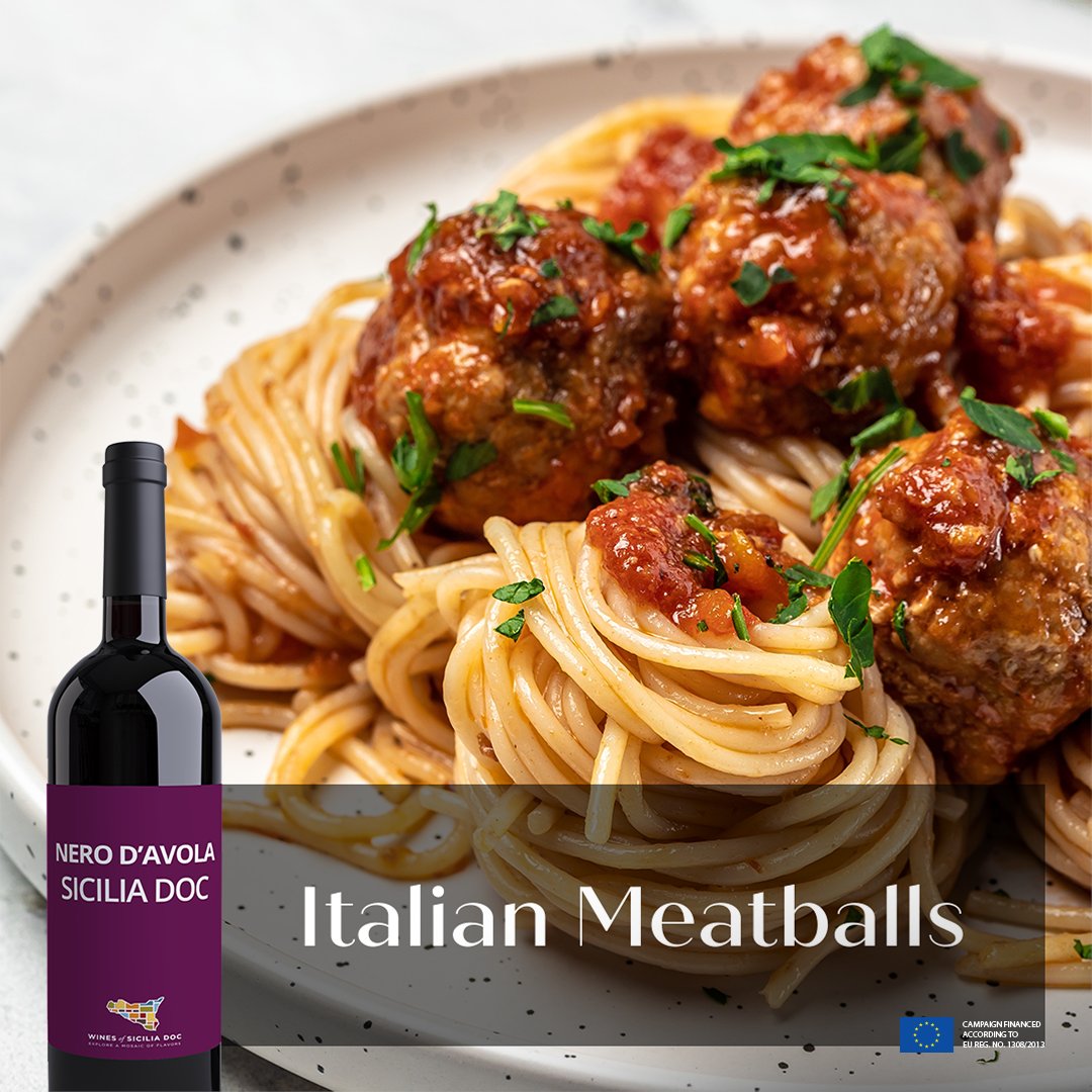 We're going international for #NationalMeatballDay because Sicilian wines pair with every kind. Grab a fork and a glass and try something new!