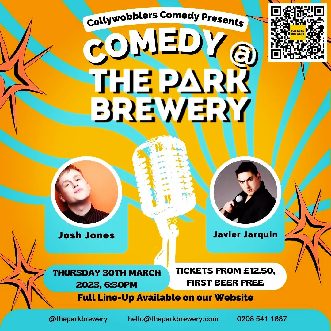 New comedy coming to Kingston! Come &amp; join us for beer&amp; laughs. Get early bird tickets if you're quick! More info here: tickettailor.com/events/thepark… <a href="/EventsKingston/">KINGSTON EVENTS</a> <a href="/kingstonwheeler/">Kingston Wheelers</a> <a href="/CAMRAKL/">CAMRA - Kingston & Leatherhead</a> <a href="/FocusNorbiton/">Norbiton Focus</a> <a href="/RBKgreens/">💚Kingston & Surbiton Greens💚</a> <a href="/WOIKingston/">Whats On In Kingston</a>