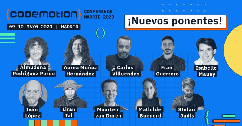 RodriguezpardoA's tweet photo. 🎙️Exciting news! Our Senior Consultant and Founder, Almudena Rodriguez Pardo, will be speaking at #CodemotionMadrid23 on May 9-10. Don't miss out on the chance to learn from over 90 global tech experts and connect with fellow developers. Get your tickets now! #developer #tech https://t.co/B8VCXaThlH