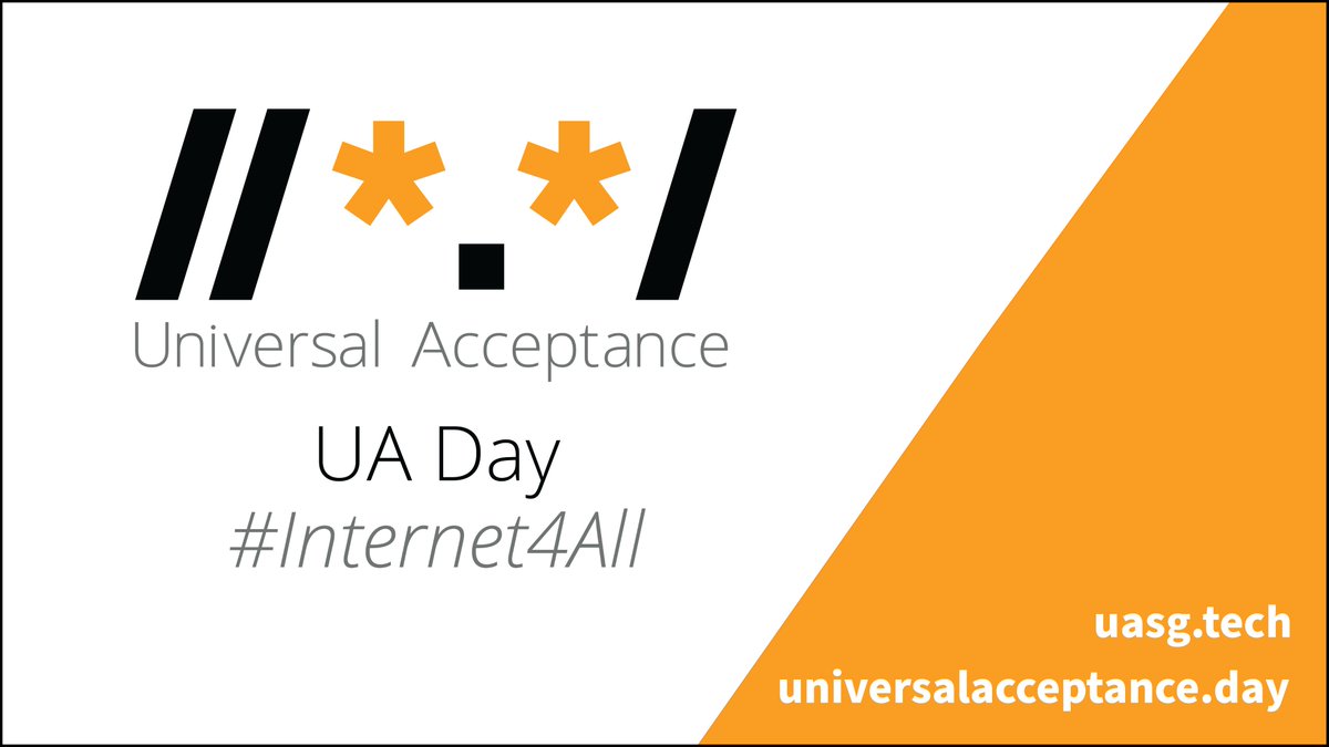 The UASG and <a href="/ICANN/">ICANN</a> invite the global #Internet community to participate in the first-ever UA Day! Nearly 50 UA Day events will be held in 40 countries on or around 28 March. Find an event near you and help build an #Internet4All: uasg.tech/2023/03/ua-day…