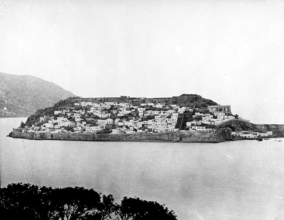 Η Σπιναλόγκα το 1913.
#Crete #Lasithi