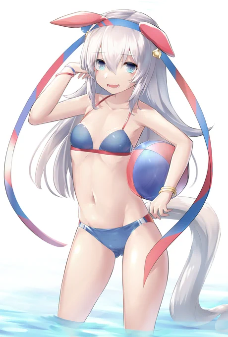 越冬したのでタマモの水着がみたい #ウマ娘プリティーダービー #タマモクロス(ウマ娘)  