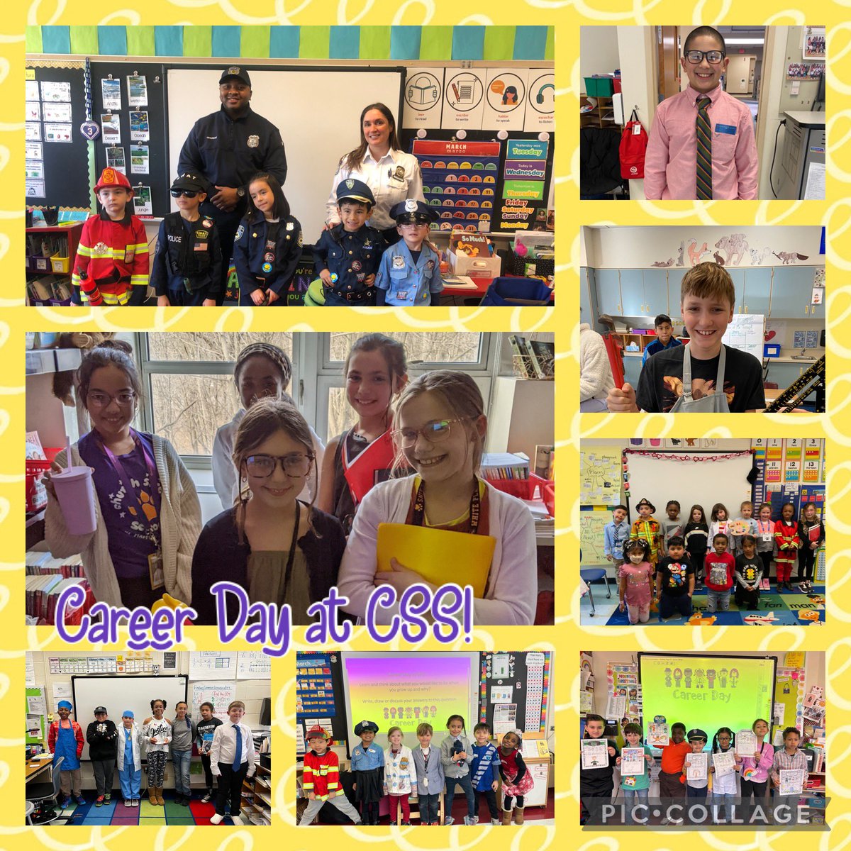 ChurchStreet_WP's tweet image. CSS Career Day! Our CSS Tigers dressed for their future careers. Parent and community volunteers visited classrooms to present information about their careers. Thank you to our volunteers for helping to make this day possible and inspiring our CSS Champions! @CSSWPPTA