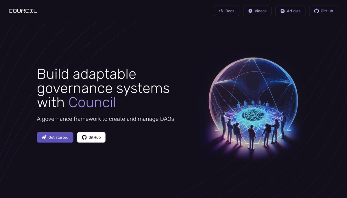 1/ Council Kit, v.0.0.1 is now released. Council Kit is the SDK for launching, building and maintaining DAOs and their governance systems on demand It is fully documented with video and code tutorials, and a customizable, themeable UI council.element.fi 🧵👇