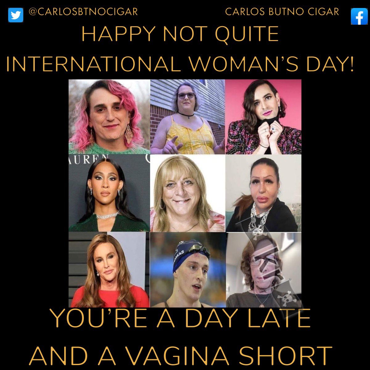 CarlosBtnoCigar's tweet photo. #InternationalWomansDay #noMENstruation #weDontBleedfromThere 😂 
#dude #NiceBalls https://t.co/aaRtnB4YJy
