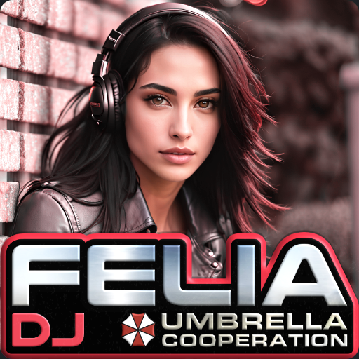 chloe3dx's tweet image. My love Felia &amp;lt;3 and me

#UmbrellaCoop #ResidentDJ #stablediffusion #AIart