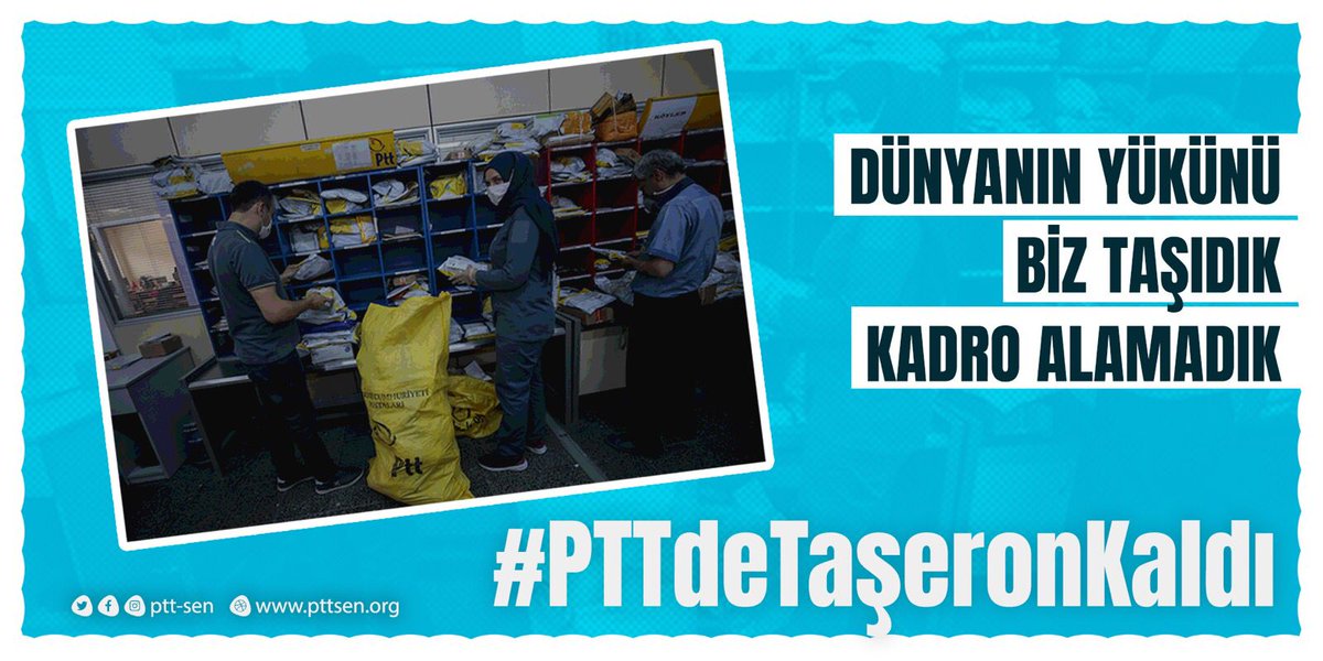 PTT Taşeron işçilerinin sesi 🇹🇷 tweet media