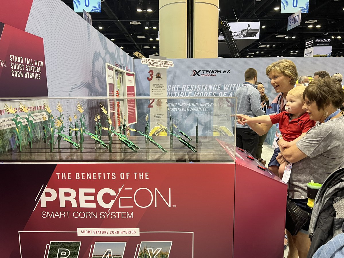 BayerTraits's tweet image. At #Classic23 booth #2274, you can test out our PRECEON™ #SmartCornSystem wind display! 💨🌽
 
Choose from 3 wind speeds to try and blow down the Short Stature Corn Hybrids compared to traditional corn hybrids.