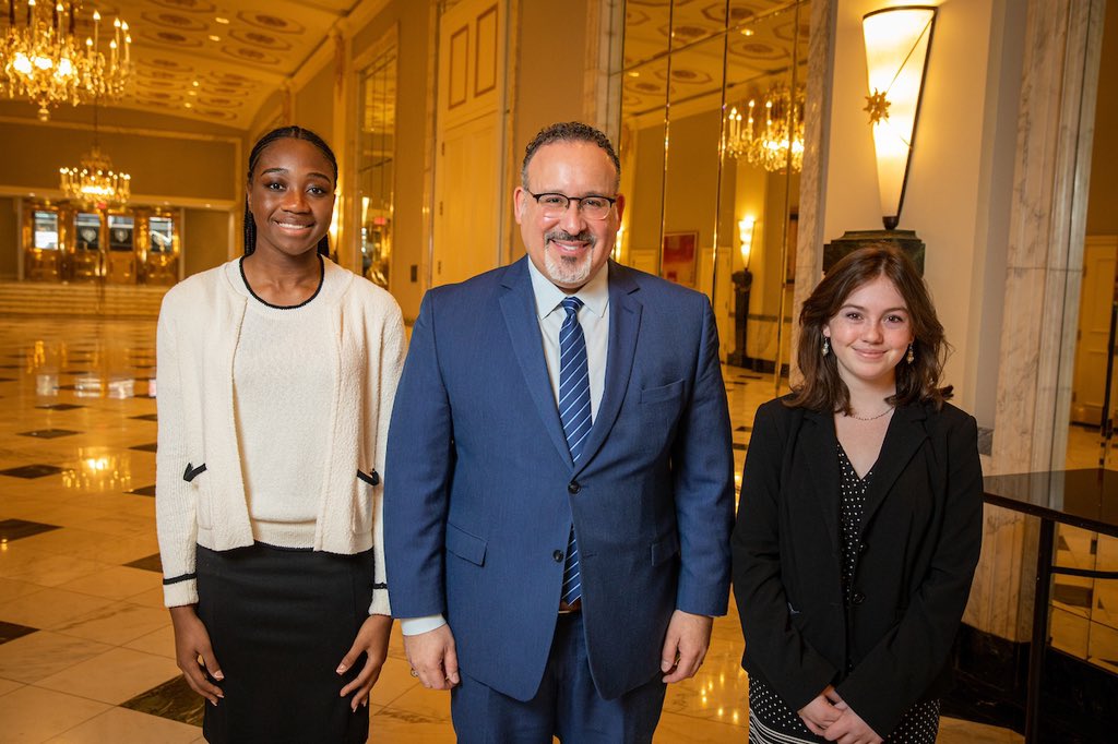 Thank you to @seccardona for meeting with #USSYP2023 delegates and sharing his vision for the power and potential of public education in America.