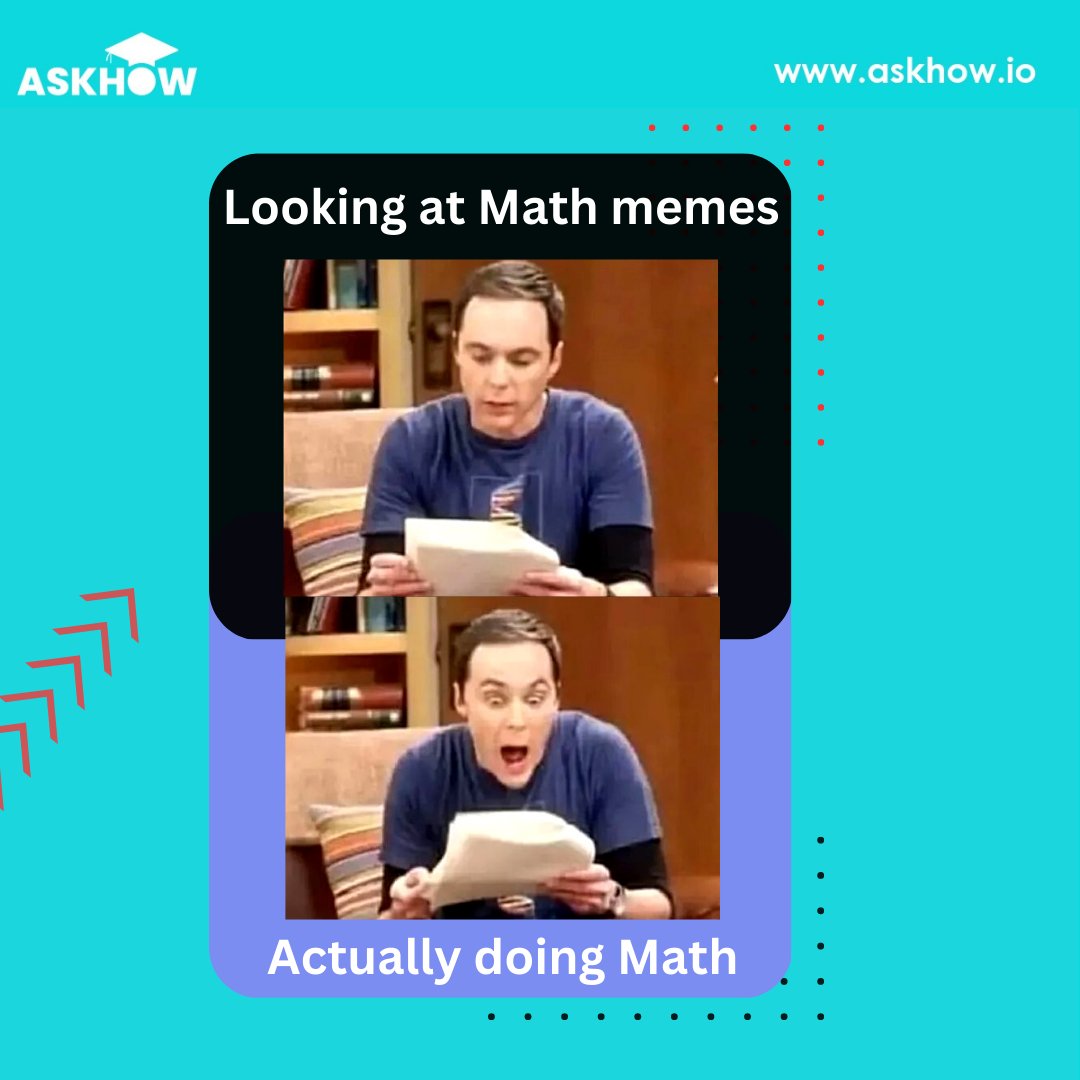 Is this ever happened with you too ?😮
Join AskHow for more!!

#Memes #maths #Students #teacher #London #funnymemes #dailymemes #memeslover #learning