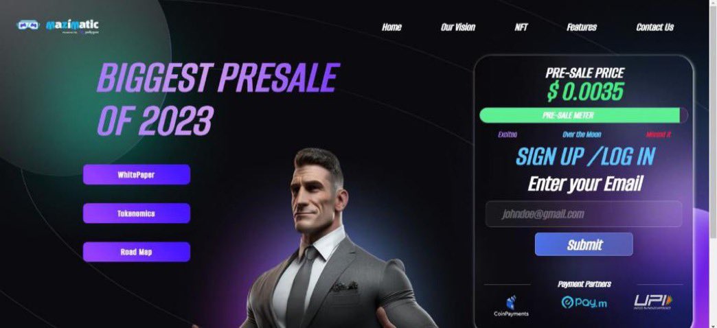 LadyGlamMeta's tweet photo. The #Mazimatic Presale is almost over at 97% sold!! Please don’t miss out on the pre-sale opportunity with great prices before launch! 🎰

#MaziMatic #MaziArmy #Saitama #SaitaPro #SaitamaWolfPack #SaitaSwap #SaitamaCommunity #Crypto #ETH #BNB #USDT 

@karanbhandari10 @SaitamaDubai @vineet_miskin @mannythehitman @Mazimatic