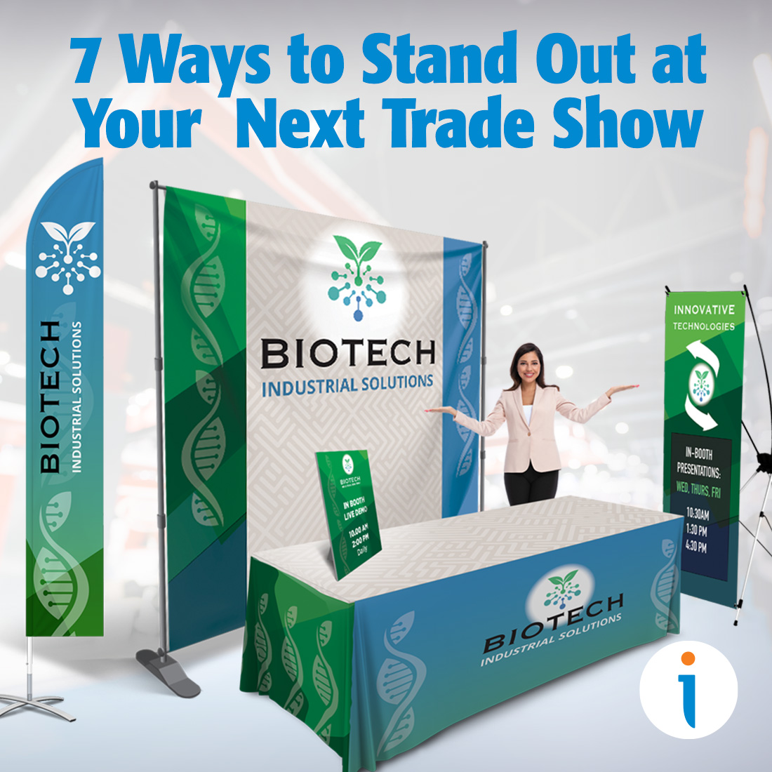 imagecube's tweet image. Make an impression at your next tradeshow with our top 7 recommendations. Learn more in our recent blog article. imgcu.co/tradeshow-tips