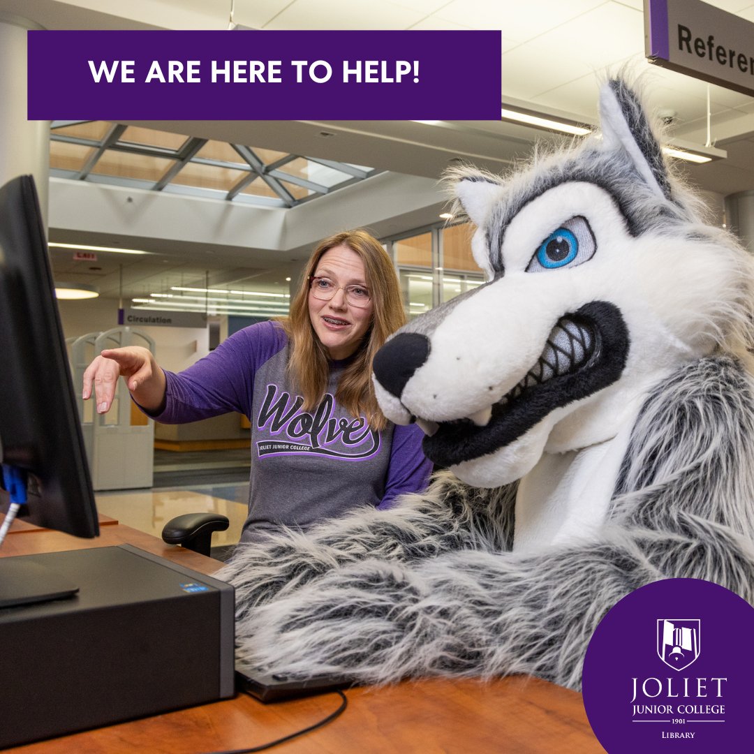 Are you looking for expert research assistance? Our Librarians have you covered. Help is available via chat, text, phone, email, or in-person: library.jjc.edu/services/ask_a…

#JJCLibrary #KeepCalm #Study #Quiet #LibraryServices #CollegeLibrary #Research #ResearchHelp #JJCLibrarians