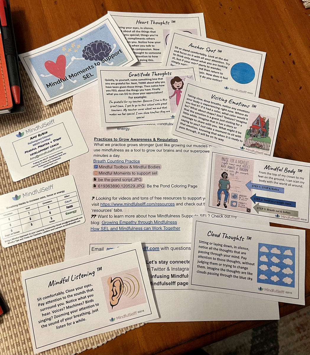 mindfulselff's tweet image. As a past educator now Educational Mindfulness Coach I always plan for my workshops that I always wanted. My bags are packed with lots of #donow activities, resources &amp;amp; goodies! #supportteachers #professionaldevelopment #mindfulness