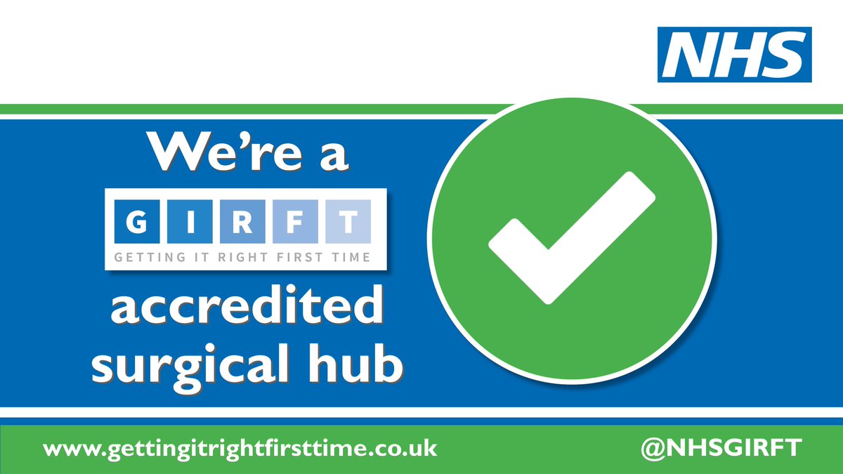 BHRUT NHS 🏥 (@bhrut_nhs) on Twitter photo Our King George Elective Surgical Hub is one of eight to be awarded accreditation by <a href="/NHSGIRFT/">Getting It Right First Time (GIRFT)</a> as part of a pilot scheme to ensure the highest standards in clinical and operational practice.
Read more on our website ➡️ow.ly/75yB50NesKB Our King George Elective Surgical Hub is one of eight to be awarded accreditation by <a href="/NHSGIRFT/">Getting It Right First Time (GIRFT)</a> as part of a pilot scheme to ensure the highest standards in clinical and operational practice.
Read more on our website ➡️ow.ly/75yB50NesKB
