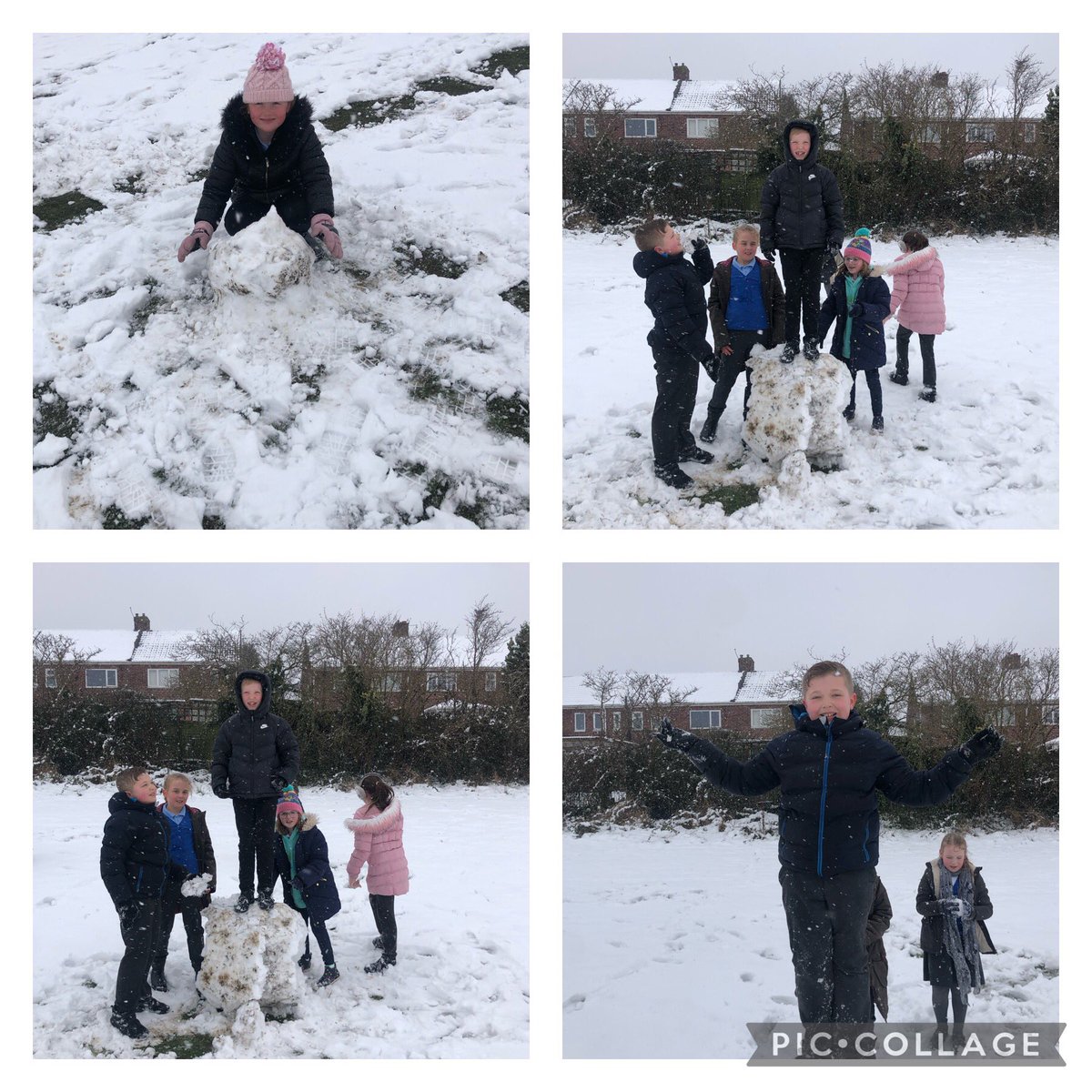 ElsaStancliffe's tweet image. Fun in the snow this afternoon for 5A @BramleyJunior @man9ham ⛄️❄️