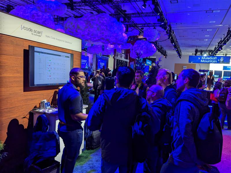 autorabit's tweet image. The #CodeScan team had a blast at #TDX23 in San Fran! Our favorite part was networking with all the amazing @Salesforce #Trailblazers these past two days. Didn't catch us at our booth? Get a demo with one of our static code analysis experts! 👉 bit.ly/3yoih0L