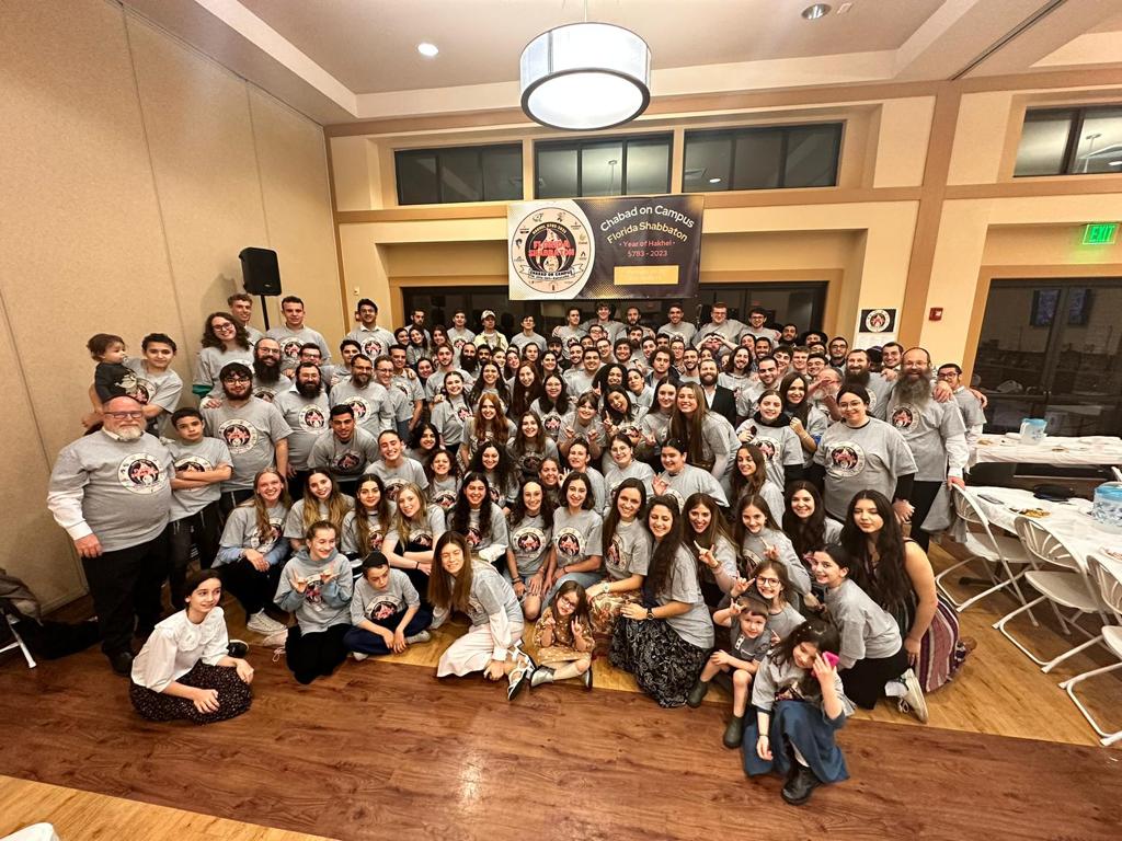 ChabadOnCampus's tweet photo. In honor of #Hakhel, we're partnering with campus Chabad Houses in 5783 to host regional #Pegisha gatherings throughout the year. So far, 1,000+ students from 50+ schools have united for Hakhel celebrations in Canada, West Coast US, New York, Florida, & Slovakia! ๐ #JewishPride https://t.co/IOPBfgXqyq