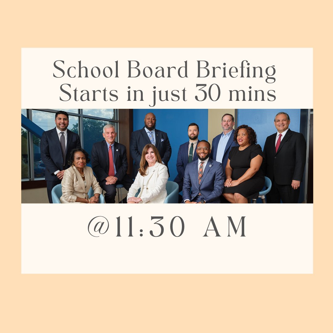 The Dallas ISD Board Briefing starts in 30 minutes. Join us online here: bit.ly/DISDBoard 

Can't make it today? Join us tomorrow for the DKF Board Recap on Zoom from 8:30-9:30am. Click here to sign up: bit.ly/DISDrecap