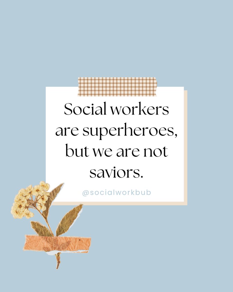 Saviorism, especially white saviorism, is particularly prevalent in social work. We need to be mindful & reflective of our intentions & our WHY for being here. ✨

#socialworkmonth #socialwork #socialworker #therapy #therapist #whitesavior #whitesaviorcomplex #saviorcomplex