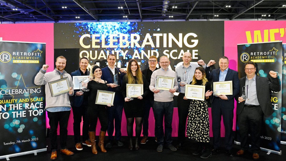 retrofitacademy's tweet image. That&apos;s a wrap! 🎬

@FuturebuildNow has come to a close and we want to thank all who visited our stand, attended the #RetrofitSeminars, exhibitors and sponsors in the Retrofit Section, and all involved in the Retrofit Academy Awards - Another great year! 🌟