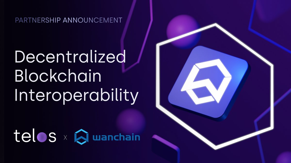 We're excited to announce our new #partnership with <a href="/wanchain_org/">Wanchain</a>, a global leader in decentralized blockchain interoperability solutions. 🌐

The #TelosEVM network will be added to Wanchain's cross-chain infrastructure!

Read the full announcement now 👇
loom.ly/JpTBzi0