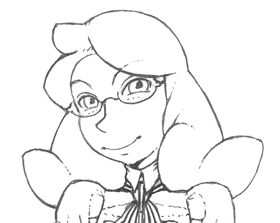 最近、この///を・・・で描いてみてるけど、そばかすと区別ができないのが難点。 