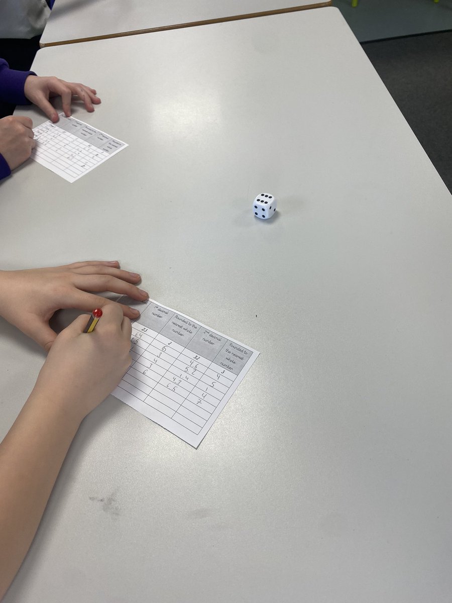 BirchwoodCE's tweet photo. Today, Year 5 had a great fluency session rounding decimals with dice 🎲 using a fantastic resource from @nrichmaths to strengthen and embed those rounding skills. Well done Year 5! @first4maths #bcepsyear5 #bcepsmaths #bcepsfluency https://t.co/WfZiWrE83p