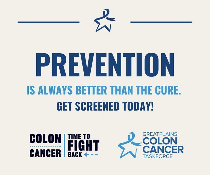Screenings are nothing compared to treatment. Are you over 45? Do you have a family member who has had polyps removed or diagnosed with colon cancer? What are you waiting for? #cancerawareness #ColorectalCancerAwarenessMonth #buttsmattertoo #screeningsaveslives #nevertooyoung