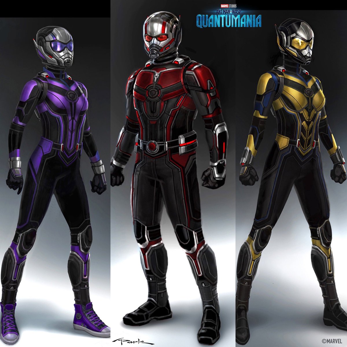 Ant-Man and the Wasp and the Cassie! These were the approved concept designs I had the honor of doing for @MrPeytonReed & @MarvelStudios on #AntManAndTheWaspQuantumania