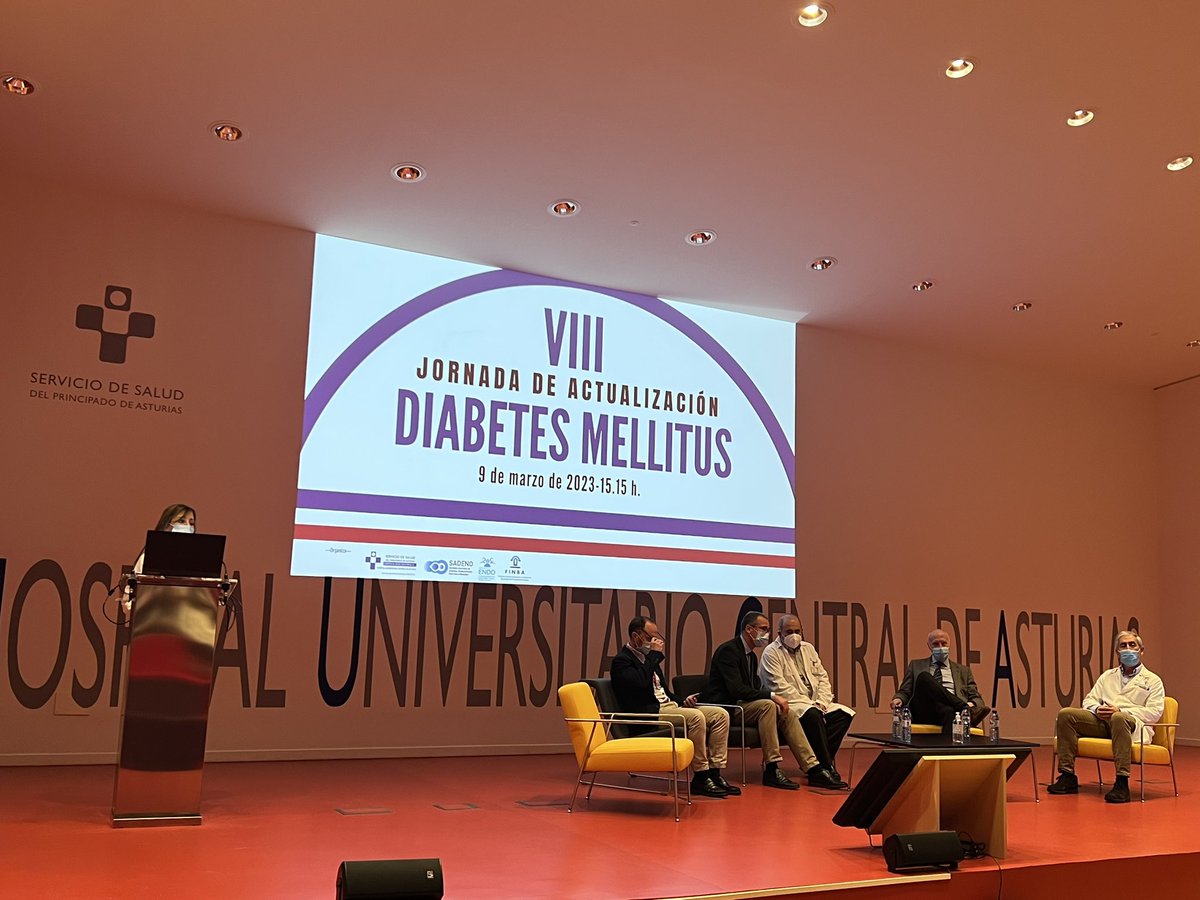 Comienza la VIII jornada de Actualización en Diabetes Mellitus en el <a href="/HUCA_Asturias/">@HUCA</a> <a href="/FINBAsturias/">FINBA</a> <a href="/endo_ispa/">ENDO_ISPA</a> <a href="/endohuca/">ENDOHUCA</a>